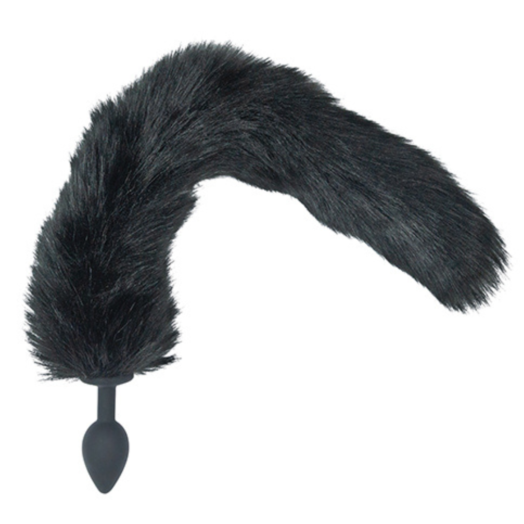 Punishment Fox Tail Plug | Anal Play with Soft Faux Fur Tail