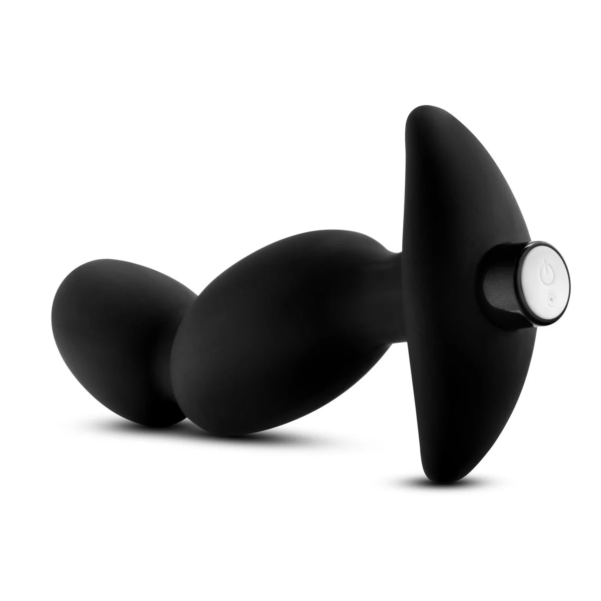 Anal Adventures Platinum By Blush® | Prostate Massager 04 Black 6.5-Inch Vibrating Rechargeable Anal Plug