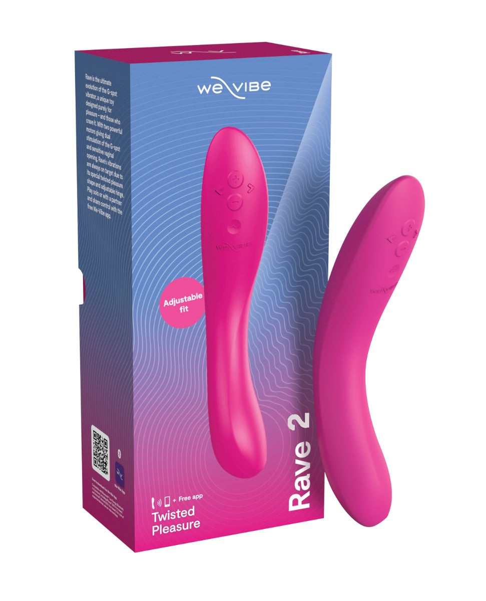 We-Vibe Rave 2 | Iconic App-Controlled G-Spot Vibrator with Vibrant Vibrations