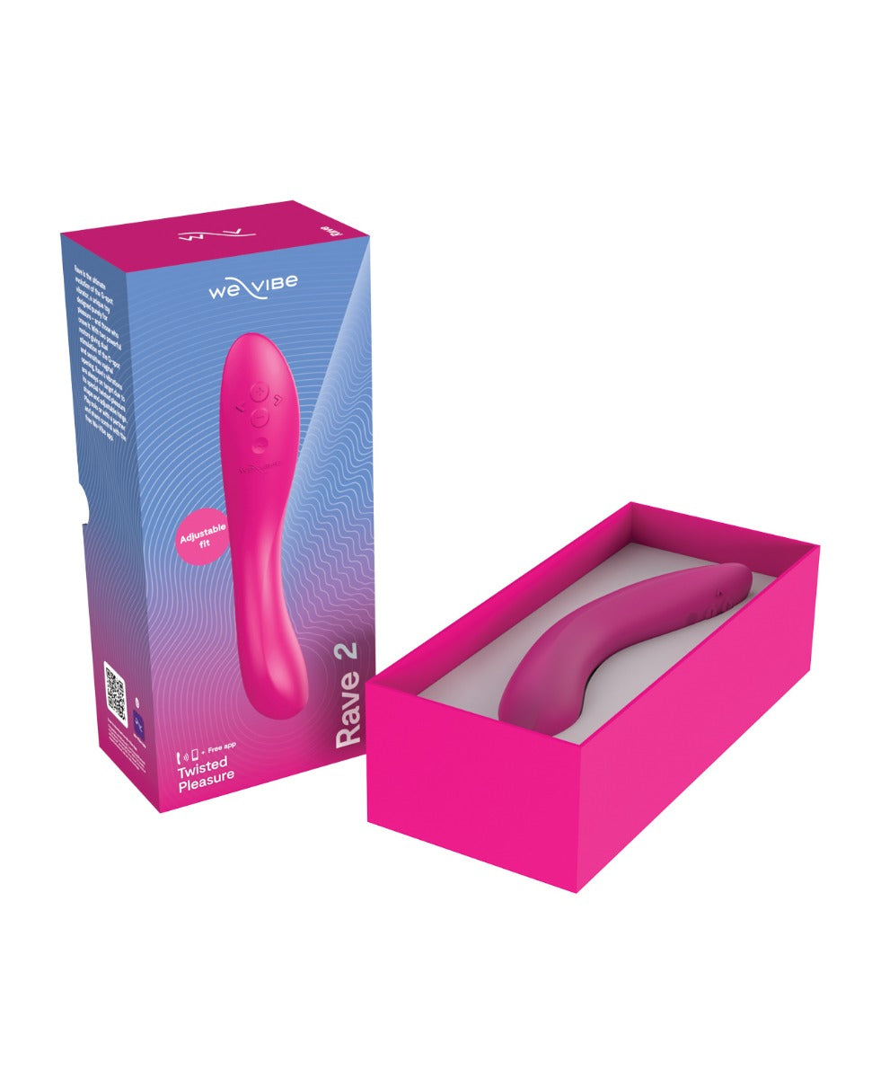 We-Vibe Rave 2 | Iconic App-Controlled G-Spot Vibrator with Vibrant Vibrations
