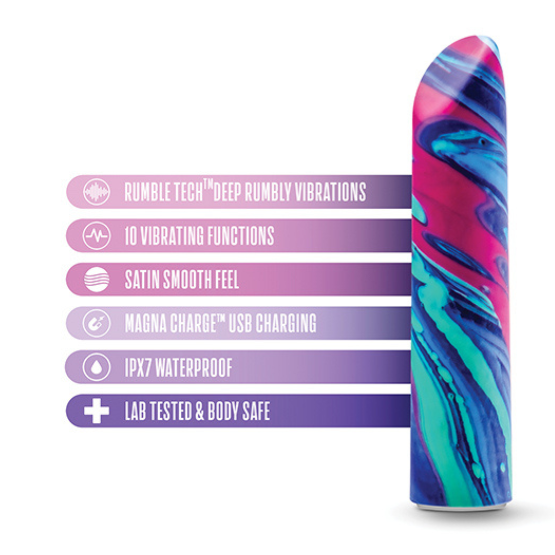 Limited Addiction By Blush® | Sublime Power Vibe Alexandrite Vibrator with Powerful RumboTech™ Technology
