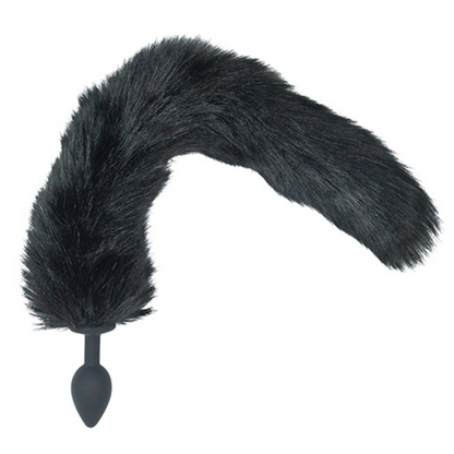 Punishment Fox Tail Plug | Anal Play with Soft Faux Fur Tail
