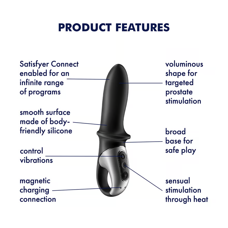 Satisfyer Hot Passion Connect App - Black